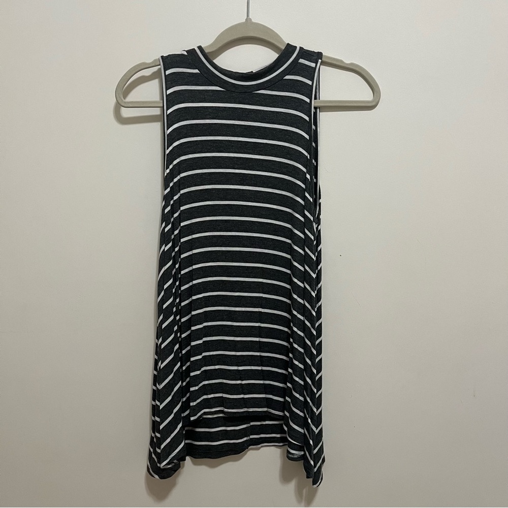 R2D striped tank top